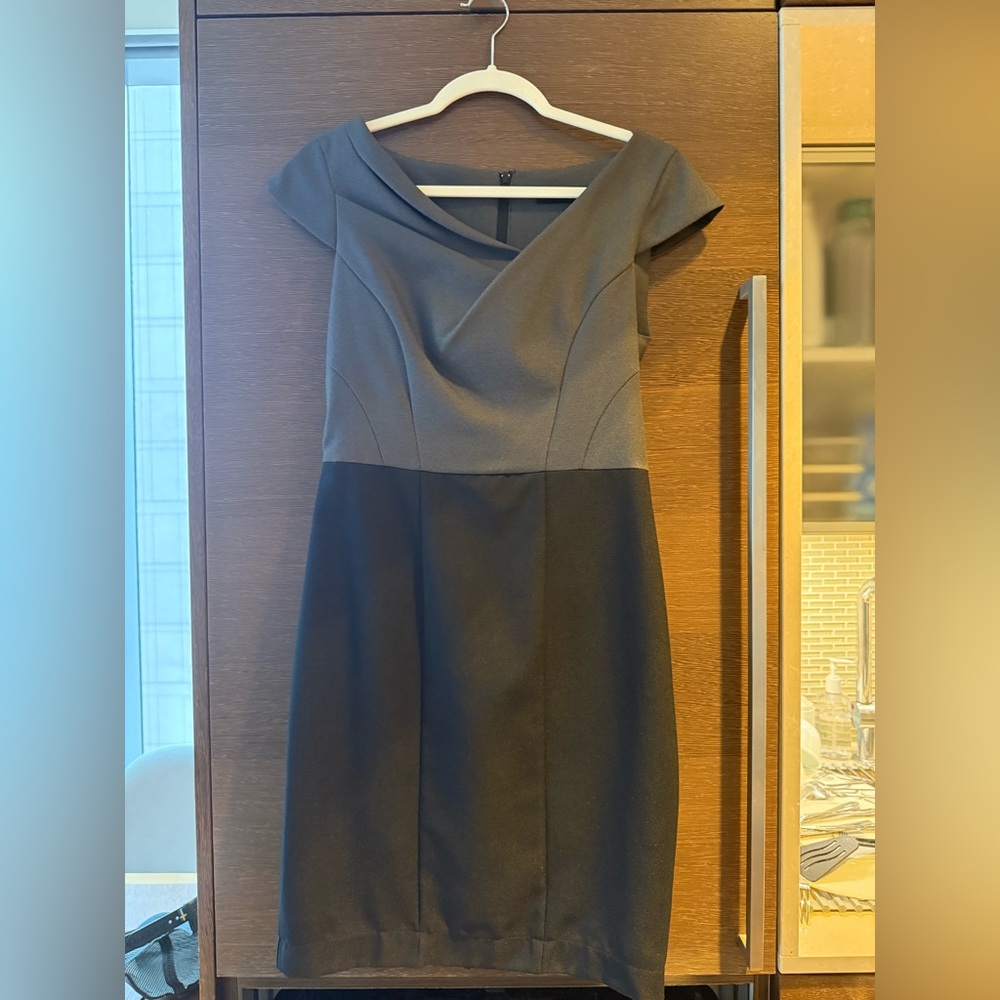 Dorothy Perkins Black Grey Work Dress